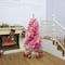 5ft. Pre-Lit Peppermint Pine Artificial Christmas Tree, Warm White LED Lights by Ashland®